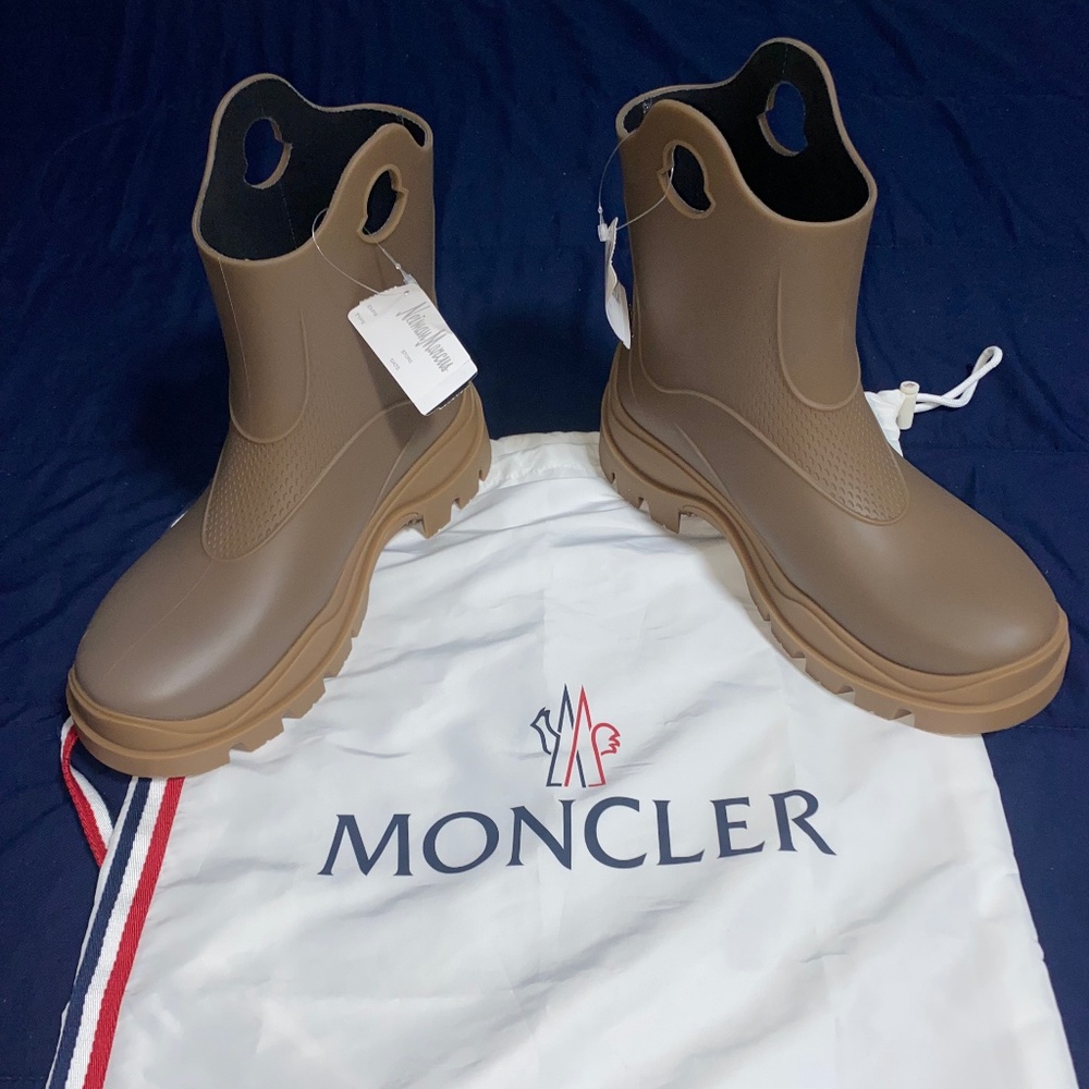 Moncler rubber rain boots
